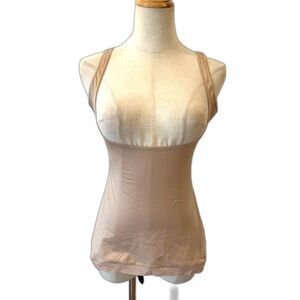 Spanx Simplicity Underbust Waist Tummy Shapewear Large Nude Tan Tank